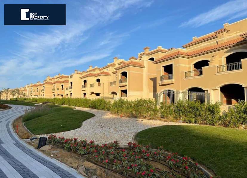 Ready to Move Corner TownHouse for Sale in La Vista city- New Cairo Lowest DownPayment 0