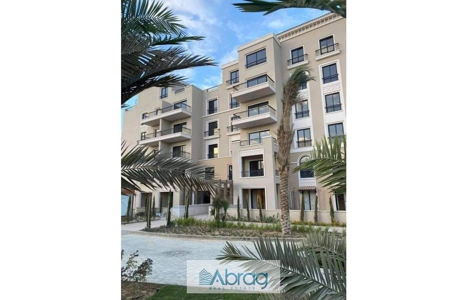 Two-bedroom apartment for sale inside Village West Compound, Sheikh Zayed, area: 123 m 0