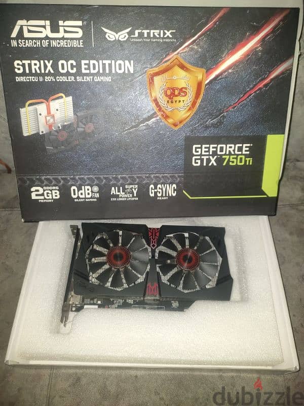 كارت شاشة Gtx 750ti asus 1