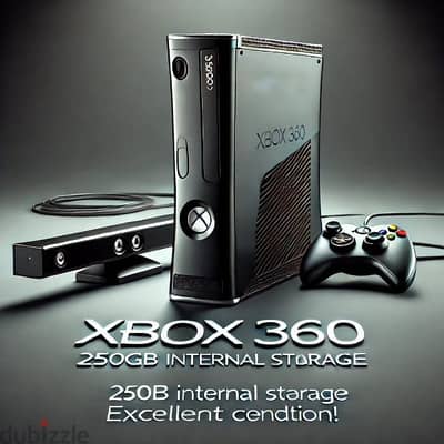 Xbox 360x with kinetic sensor camera