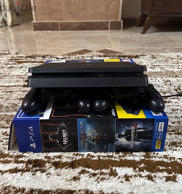 PlayStation 4 and 2 Original Controllers 500GB, بلايستيشن 4 كسر زيرو 6