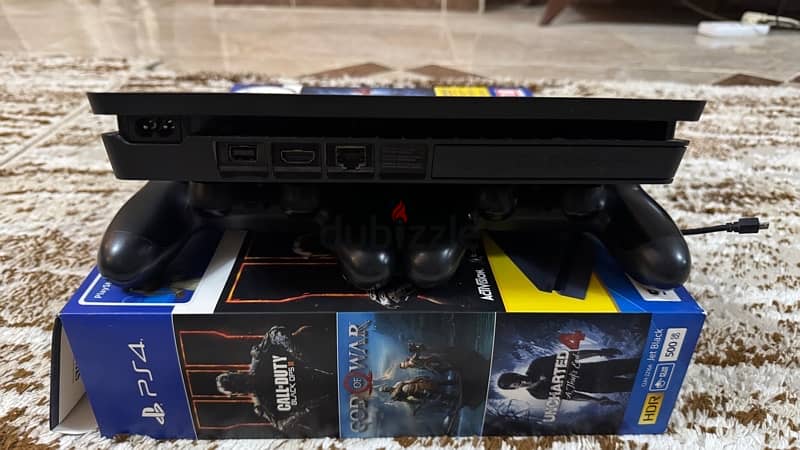 PlayStation 4 and 2 Original Controllers 500GB, بلايستيشن 4 كسر زيرو 8