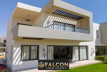 Stand Alone villa fully finished in Azha Sokhna with panoramic sea view with 25% discount