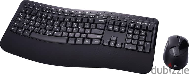 Microsoft Wireless Comfort Desktop 5050, English And Arabic Keyboard