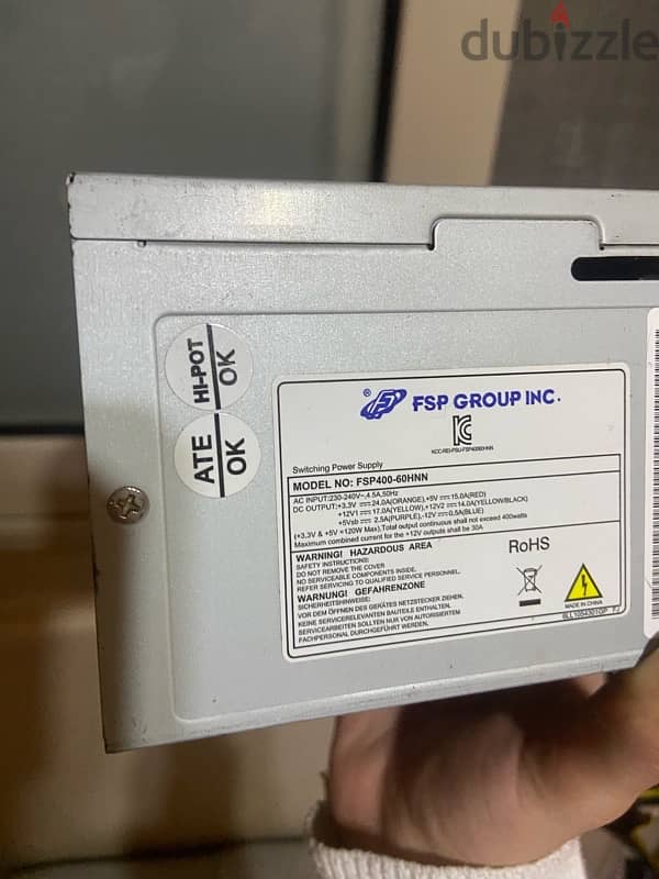 Power supply بور سبلاي  W500. FSP 3