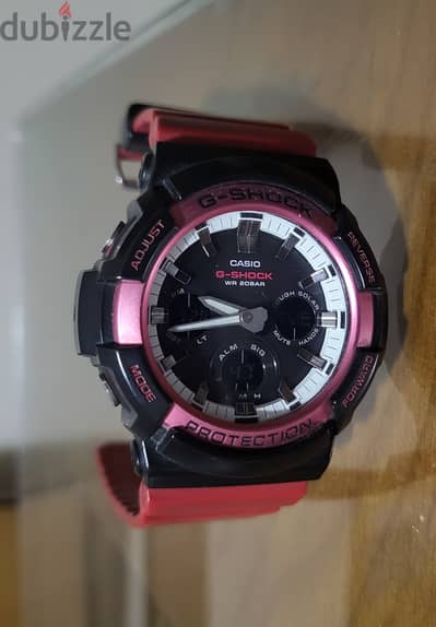 Casio g-shock gas 100 rb toughsolar