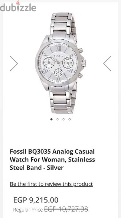 watch fossil original for women's