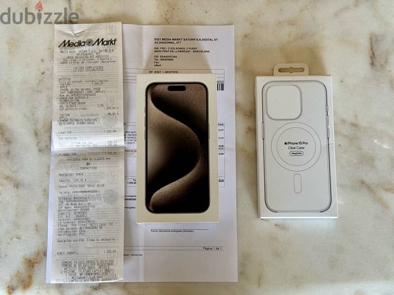 Apple Iphone 15 Pro 256 Natural titanium 2