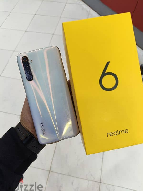 Realme 6  بحالة جيدة 0