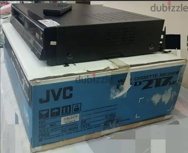 فيديو JVC ياباني كالجديدة. 1