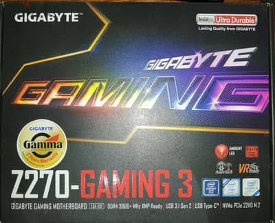 Gigabyte z270 gaming 3 gaming motherboard