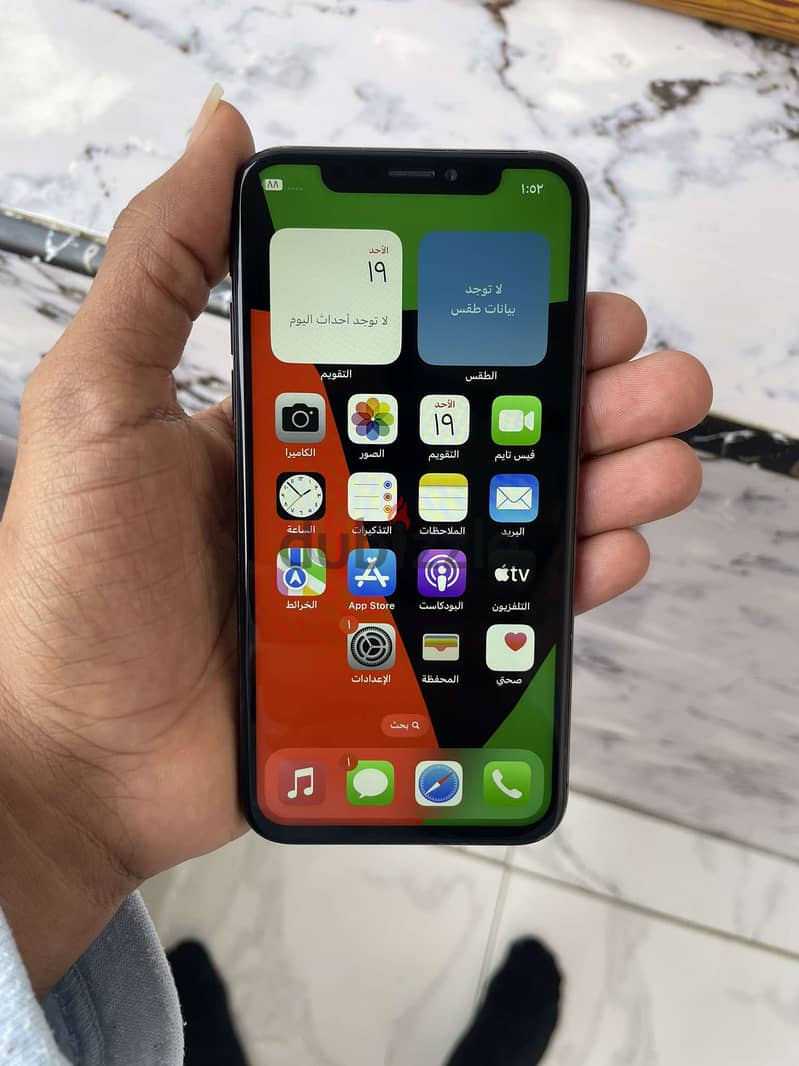 IPhone x 64 giga للبيع او البدل 0