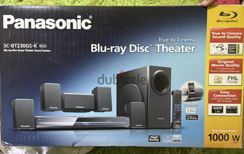 Panasonic Blu-Ray Disc-Theatre SC-BT230GS-K 5