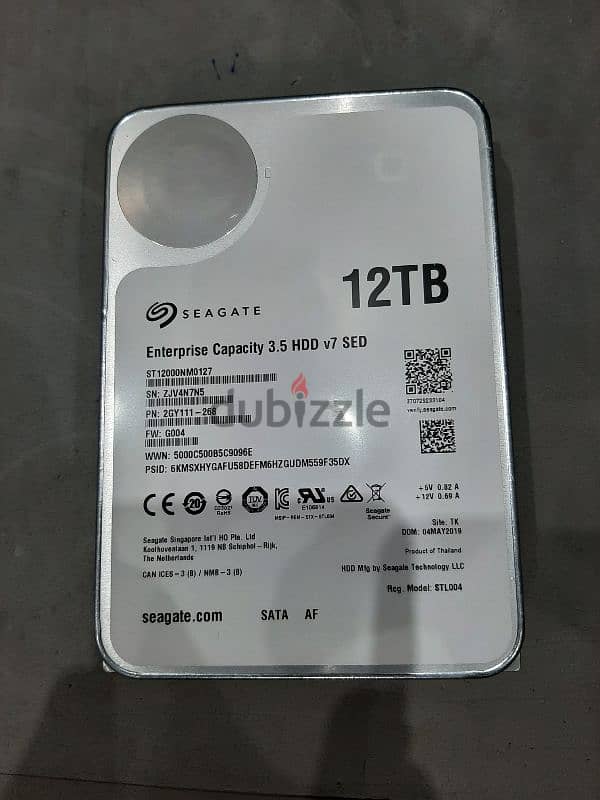 HDD seagate 12TB 0