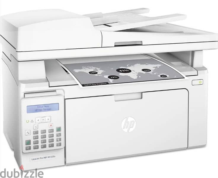 طابعة ليزر 4*1 موديل hp130fn 1