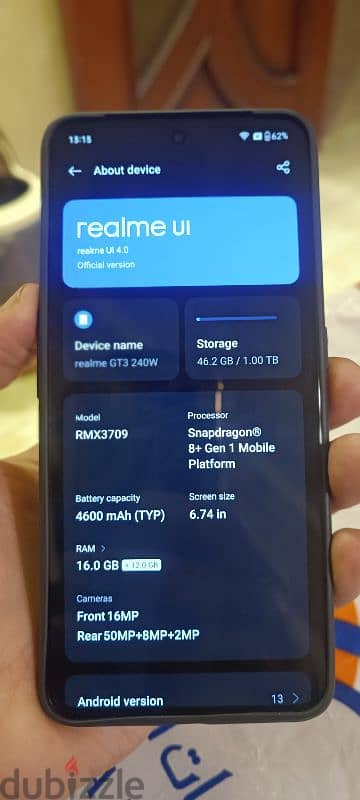 Realmi Gt3 240w 1