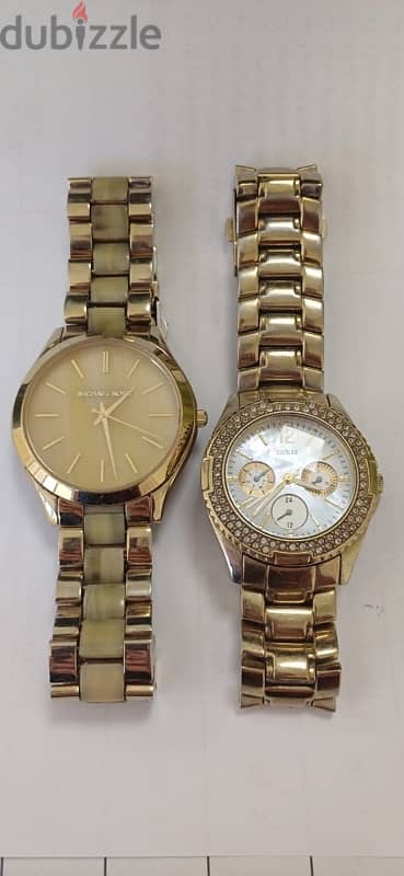 used in a very good condition watches - ( Guess & Micheal Kors)