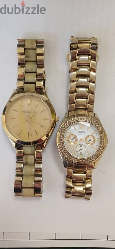 used in a very good condition watches - ( Guess & Micheal Kors) 1