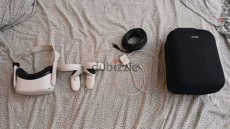 Oculus Quest 2 256GB + شنطة + Long PC Cable استعمال قليل جداً 5