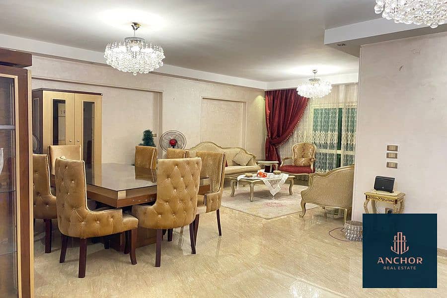 Hotel Furnished Apartment 3BR for rent on main street in Al Mesaha Square Dokki 0