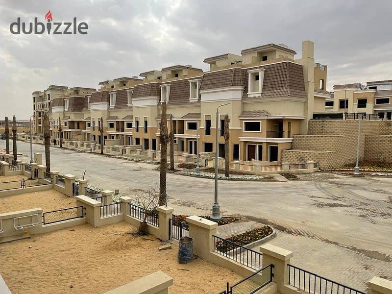 S2 تقسيط ريسيل 175م استلام 2025 في سراي Z villa في كمبوند سراي  Compound sarai 0