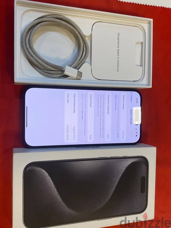 Iphone 15 pro 256GB  Titanium Black 3