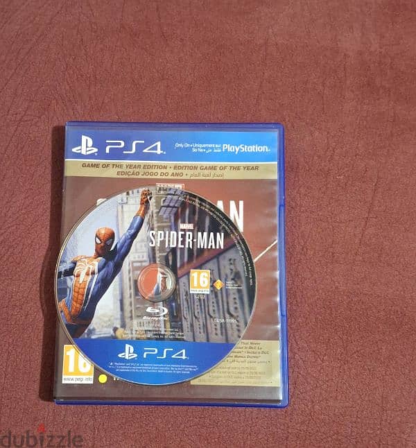 marvel spider man goty edition - قرص ps4 2