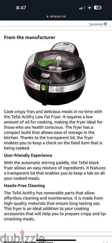 Tefal Air fryer 3