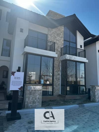 Villa for sale townhouse ready to move with 15% down payment and 25% cash discount near AUC in the heart of Fifth Settlement | The Wonder Marq