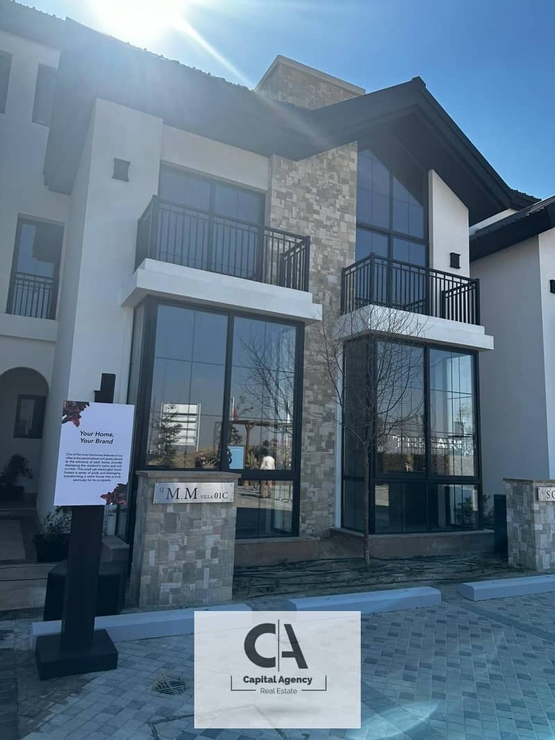 Villa for sale townhouse ready to move with 15% down payment and 25% cash discount near AUC in the heart of Fifth Settlement | The Wonder Marq 0