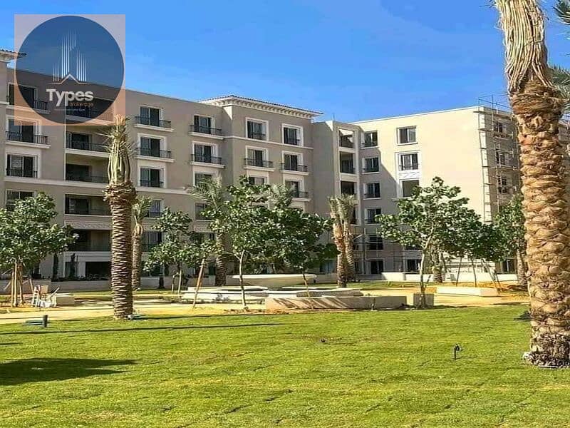 A fully finished Apartment ready to move with a nice view in Village west compound 0