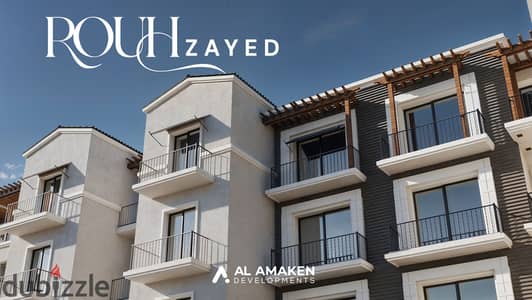 Apartment for sale 154m 3 bed rooms in Rouh zayed Compund by Alamaken Smart compound powered by Vodafone