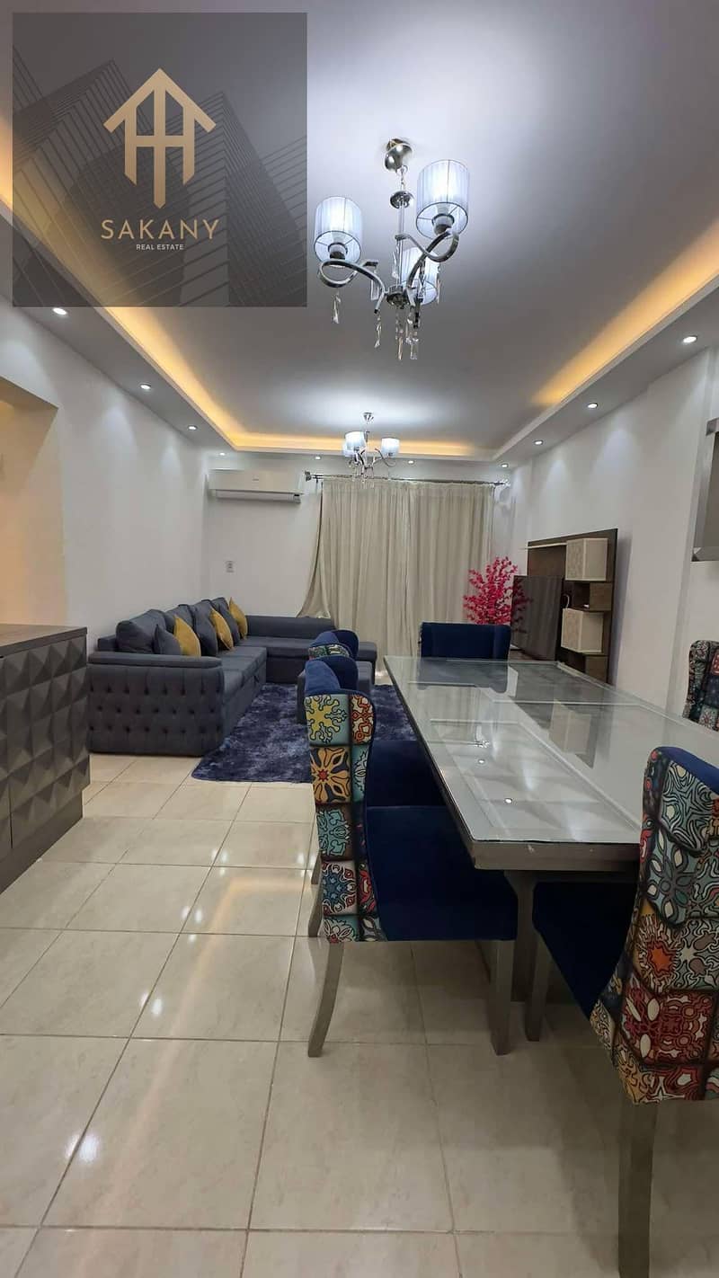 Furniture apartment for rent in Al -Rehab City 112  First use  Special finishes  The new seventh stage  A relative for the eastern market  3 bedrooms 0