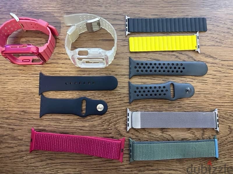 Apple watch Nike 6 44 7 strap  all original straps and cover 4