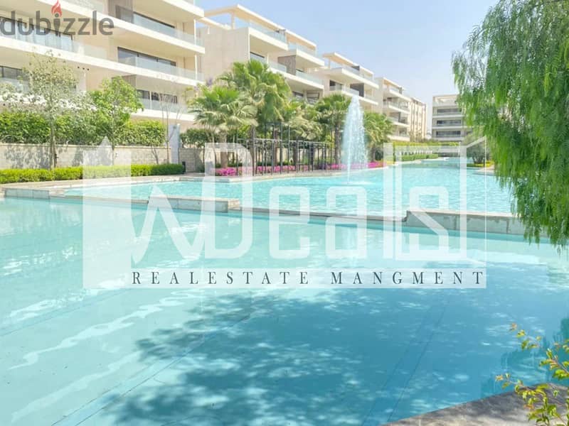 للبيع شقة ارضي بحمام سباحة - ليك فيو ريذيدنس - Lake View Residence 0