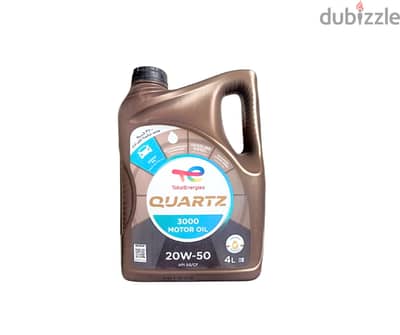 زيت محرك توتال موتور اويل 3000 جركن 4 لتر TOTAL Motor Oil 3000 20W-50