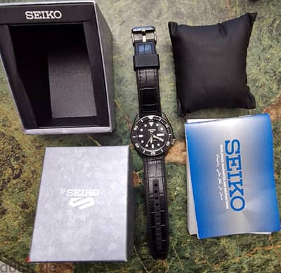 ساعة سيكو 5 اوتوماتيك رياضية للرجال جديده SRPD65K3 Seiko 5 sport