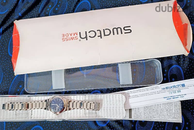 ساعة يد swatch سويسري 1