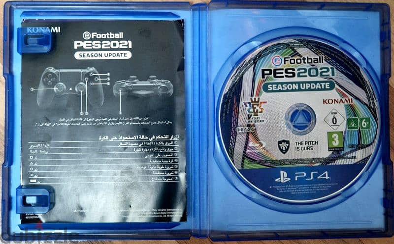 Efootball PES 2021 For PS4 Used عربي و انجليزي 4