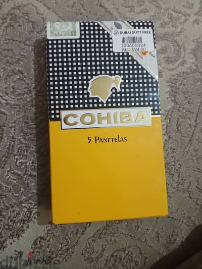 cohiba 5panetelas habanos hecho en cuba totalmente a mane