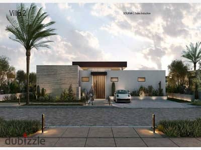 villa1200m, finished with air conditioners, in Sheikh Zayed, ORA Solana, in installments