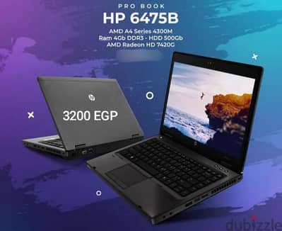 Laptop HP pro book 6475b