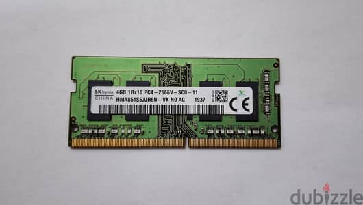 laptop ram ddr4 4gb