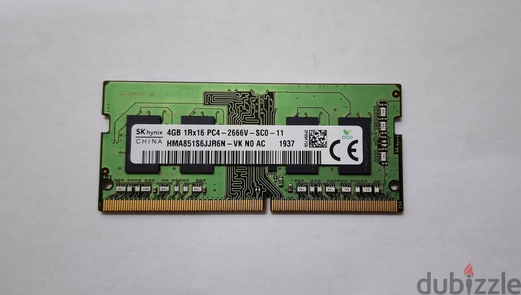 laptop ram ddr4 4gb 0