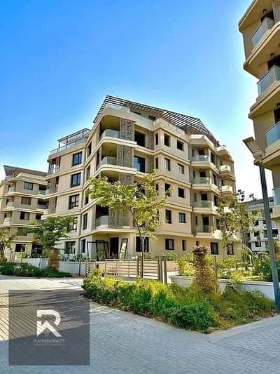 In installments over 12 years, a 114 meter finished apartment for sale in Badya Compound in the heart of October