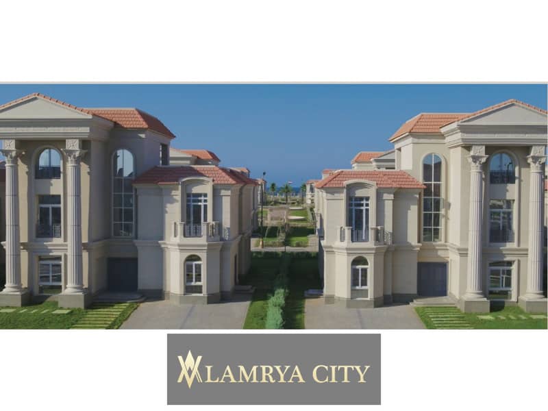 Villa for sale 392m in Zahya Compound, New Mansoura, fully finished, directly on the sea. 0