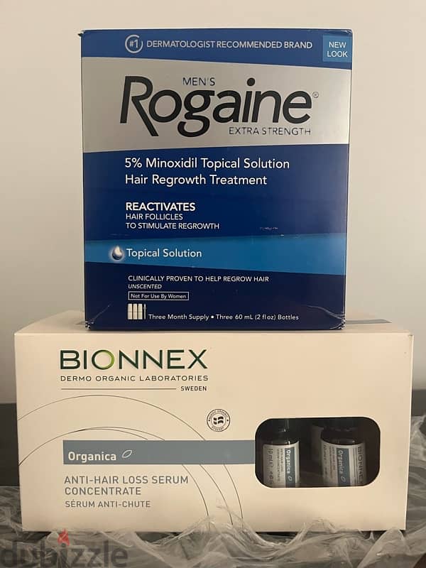 روجين Rogaine الامريكي الاصلي سيرم علاج تساقط شعر صلع وراثي مينوكسديل 0