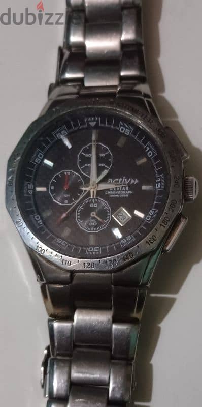 Active westar chronograph 100m 330ft original 2