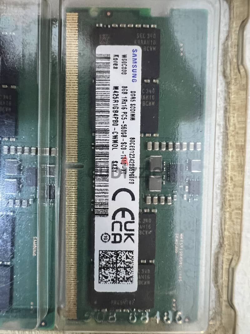 رامات Samsung DDR5 8GB (2x8) بسرعة 5600 MHz 1