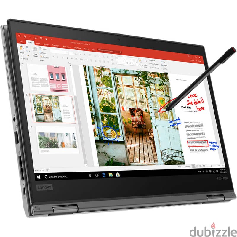 Lenvo X390 Yoga 2*1 جيل تامن تاتش بيتقلب تابلت بالقلم 9